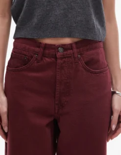 TOPSHOP Mittlere Taille Weiter Beinschnitt Jeans