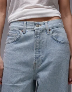 TOPSHOP Niedrige Taille Baggy Fit Jeans