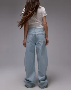 TOPSHOP Niedrige Taille Baggy Fit Jeans