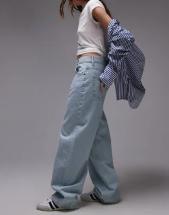 TOPSHOP Niedrige Taille Baggy Fit Jeans