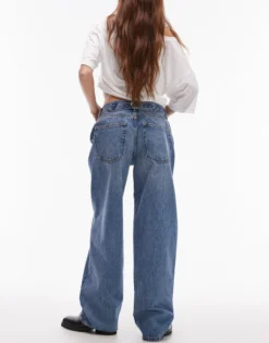 TOPSHOP Niedrige Taille Locker geschnitten Jeans