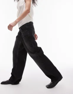 TOPSHOP Niedrige Taille Locker geschnitten Jeans