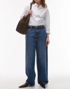TOPSHOP Niedrige Taille Locker geschnitten Jeans