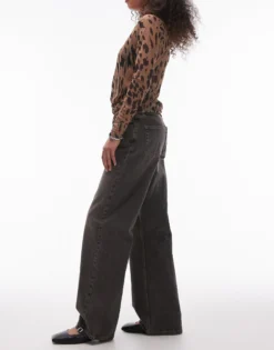 TOPSHOP Niedrige Taille Weiter Beinschnitt Jeans
