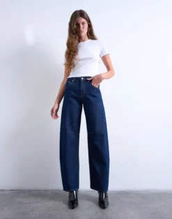 TSBENTE Mid Rise Normal geschnitten Jeans