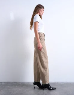 TSBRIANNA Hohe Taille Barrel Fit Jeans