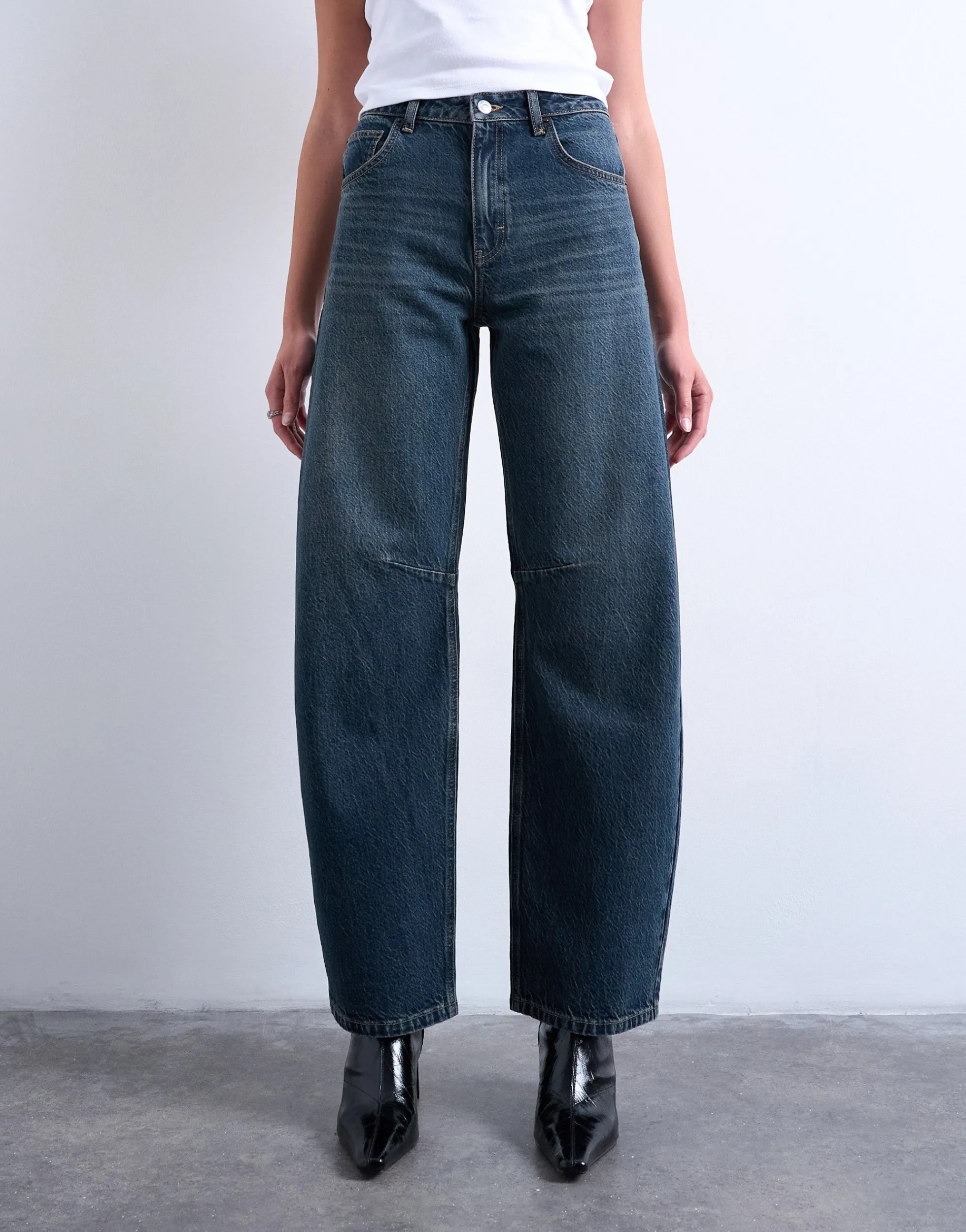 TSBRIT Sehr niedrige Taille Normal geschnitten Jeans