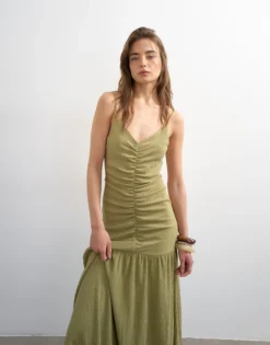 TSCHRISTINA Langes Kleid
