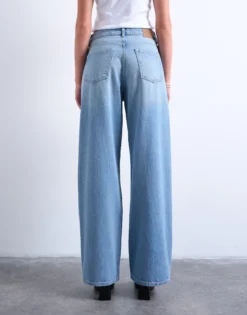 TSCOLUMN Mid Rise Gerade geschnitten Jeans