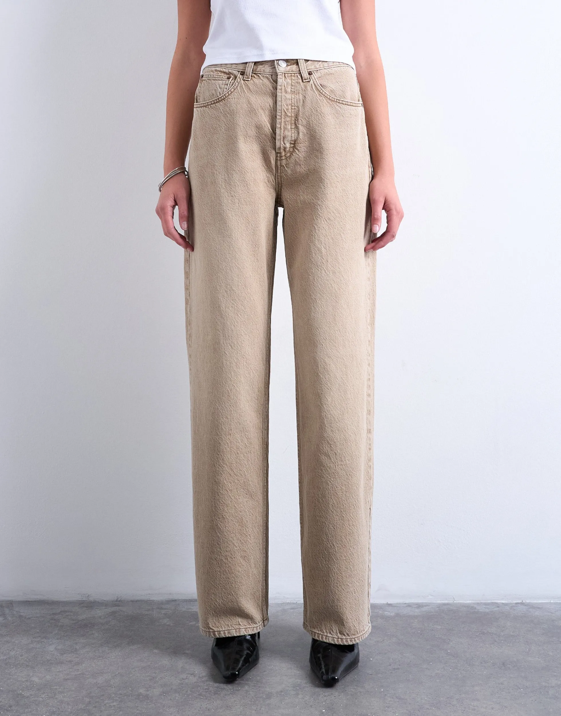 TSCOLUMN Mid Rise Normal geschnitten Jeans