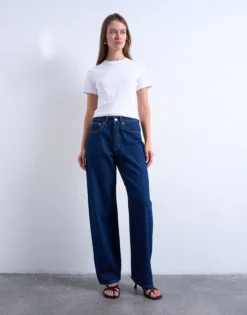 TSCOLUMN Mid Rise Normal geschnitten Jeans