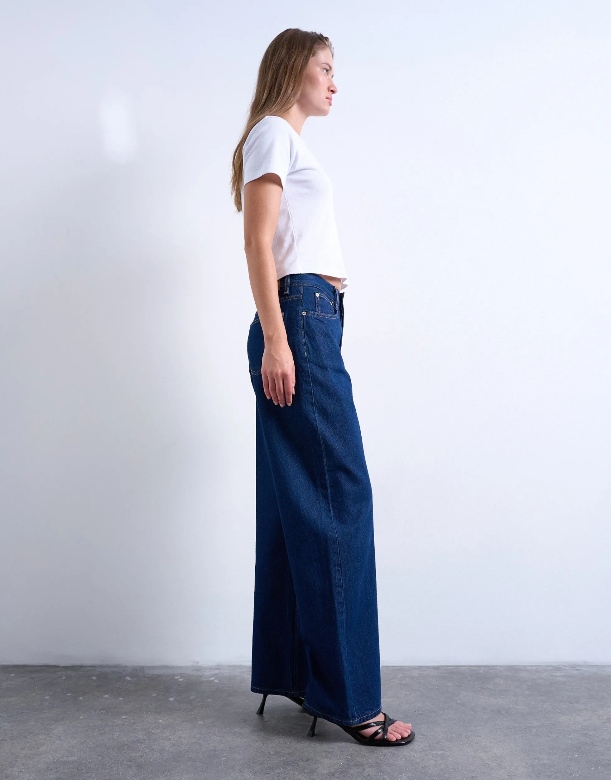 TSCOLUMN Mid Rise Normal geschnitten Jeans