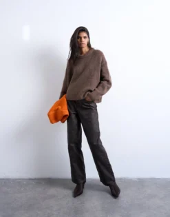 TSCOLUMN Mid Rise Normal geschnitten Jeans