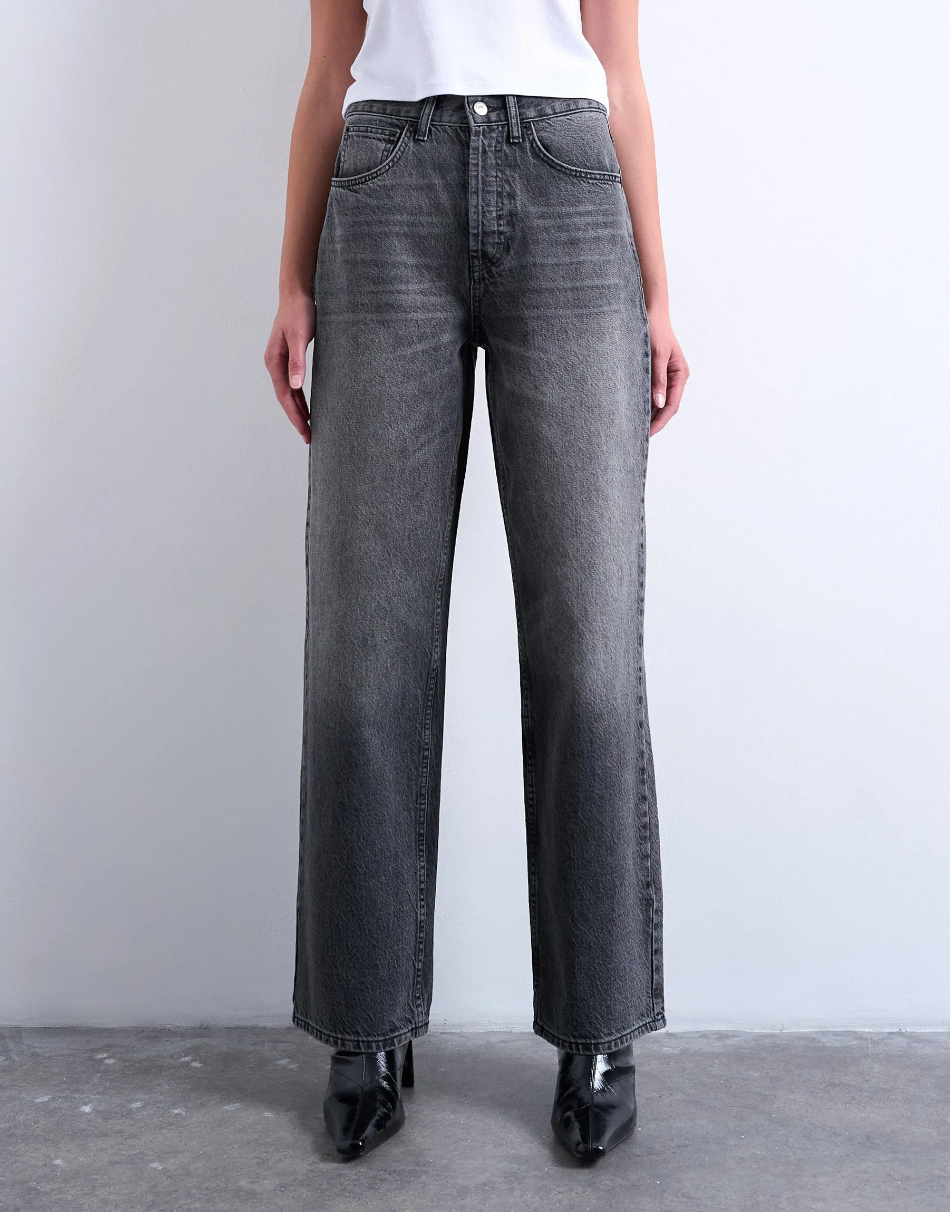 TSCOLUMN Mid Rise Normal geschnitten Jeans