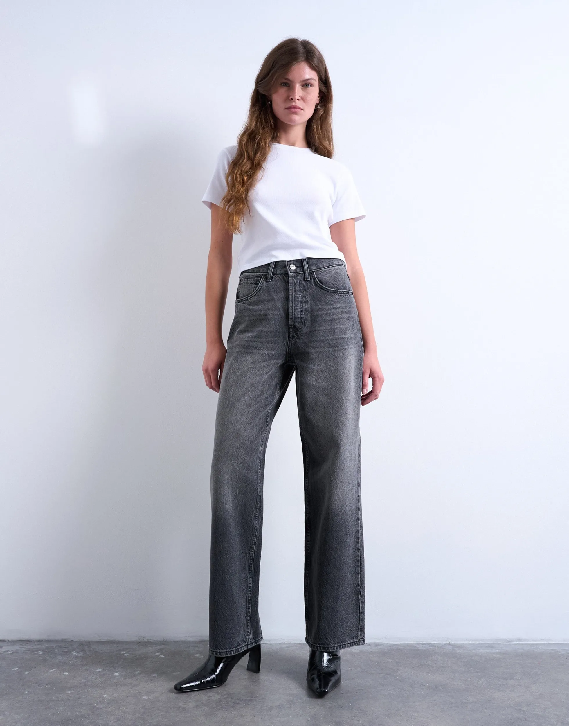 TSCOLUMN Mid Rise Normal geschnitten Jeans