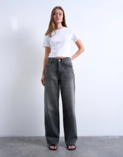 TSCOLUMN Mid Rise Normal geschnitten Jeans