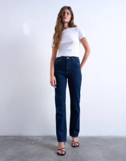 TSDREE Gerade geschnittener Slim Fit Jeans