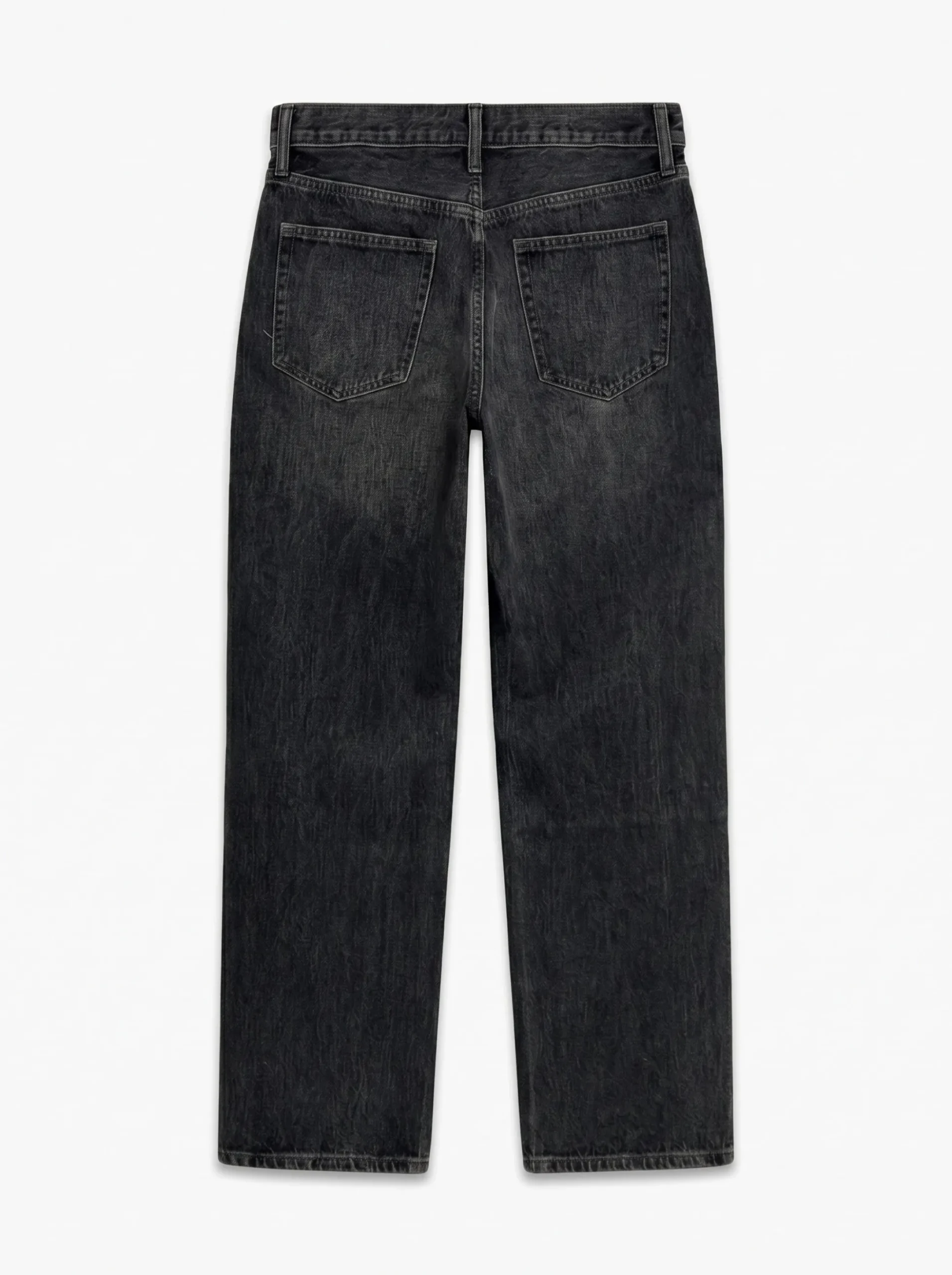 TSEMBER Niedrige Taille Weiter Beinschnitt Jeans