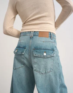 TSEMMA Hohe Taille Barrel Fit Jeans