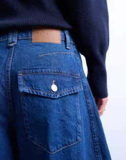 TSEMMA Hohe Taille Barrel Fit Jeans