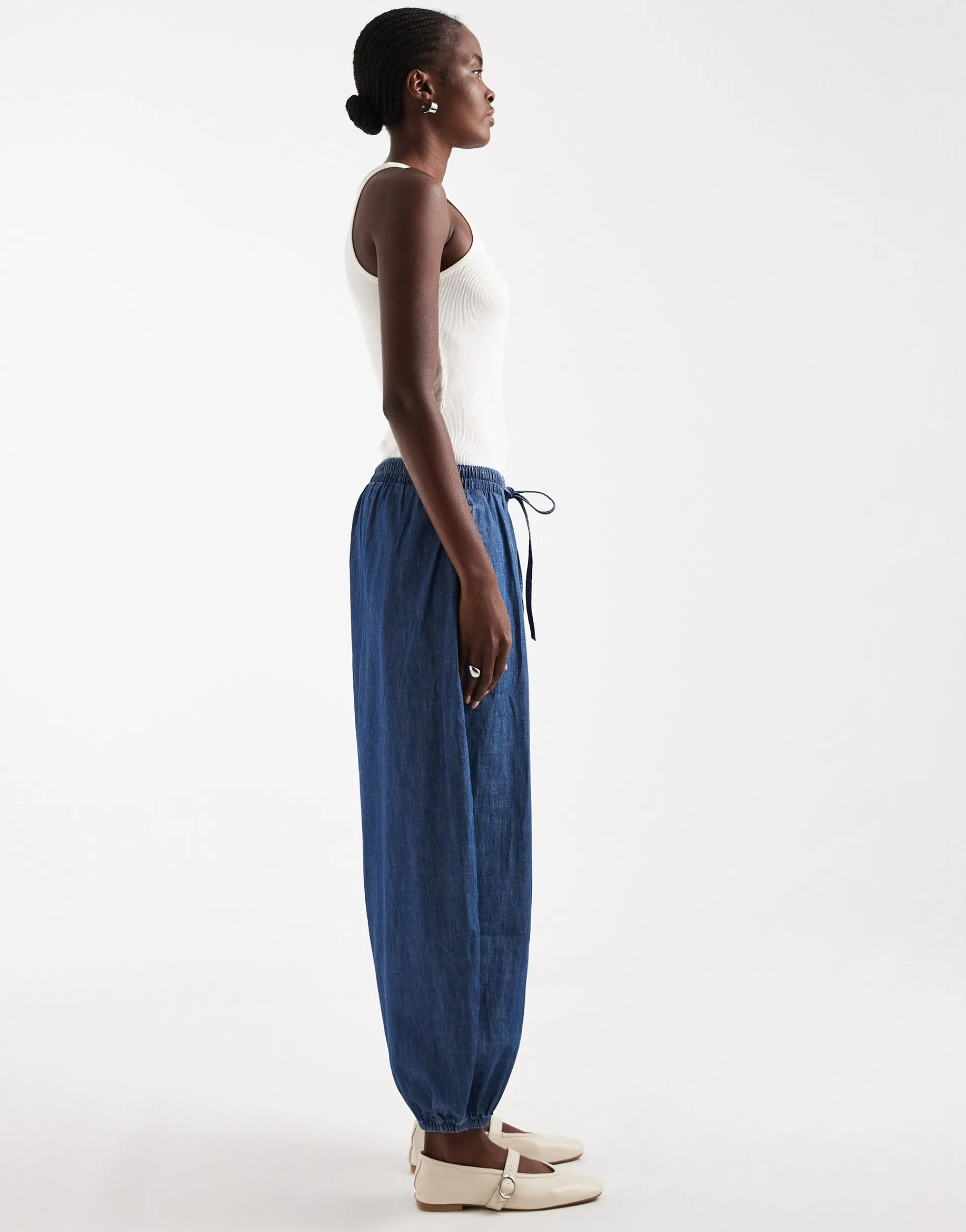 TSEVELYN Ballon Schnitt Jeans
