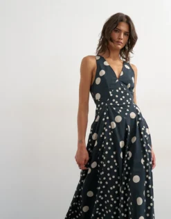 TSINGE Langes Kleid