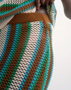TSINGVILD Hohe Taille Langer Rock