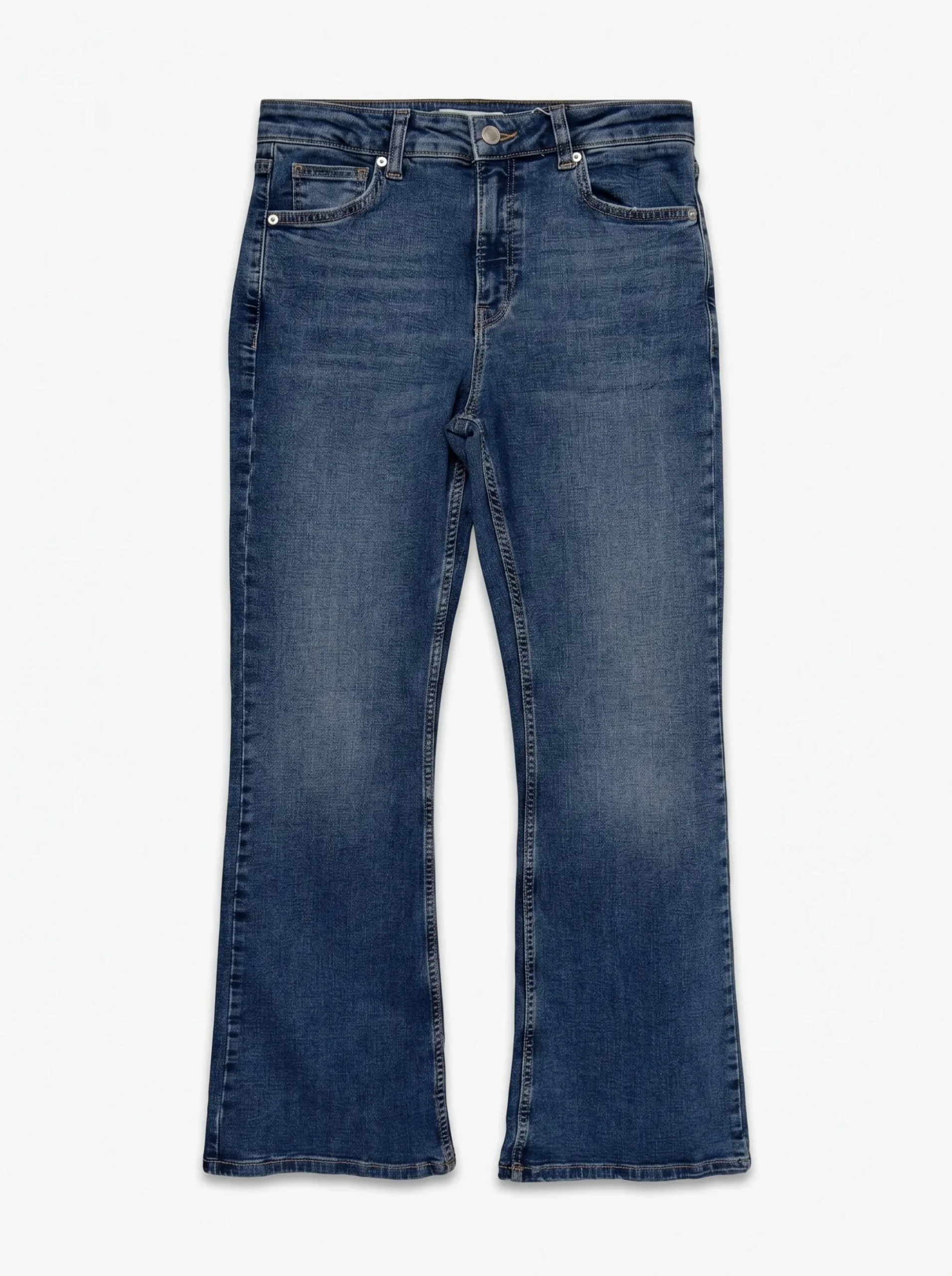 TSJAMIE Hohe Taille Ausgestellt Jeans