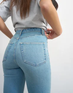 TSJAMIE Hohe Taille Skinny Fit Jeans