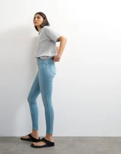 TSJAMIE Hohe Taille Skinny Fit Jeans