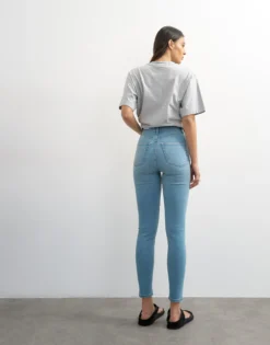 TSJAMIE Hohe Taille Skinny Fit Jeans