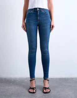 TSJAMIE Hohe Taille Skinny Fit Jeans