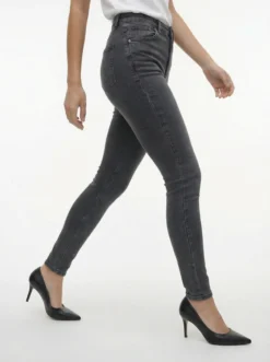 TSJAMIE Hohe Taille Skinny Fit Jeans