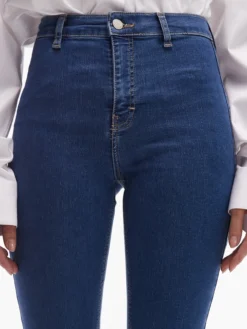 TSJONI Hohe Taille Skinny Fit Jeans