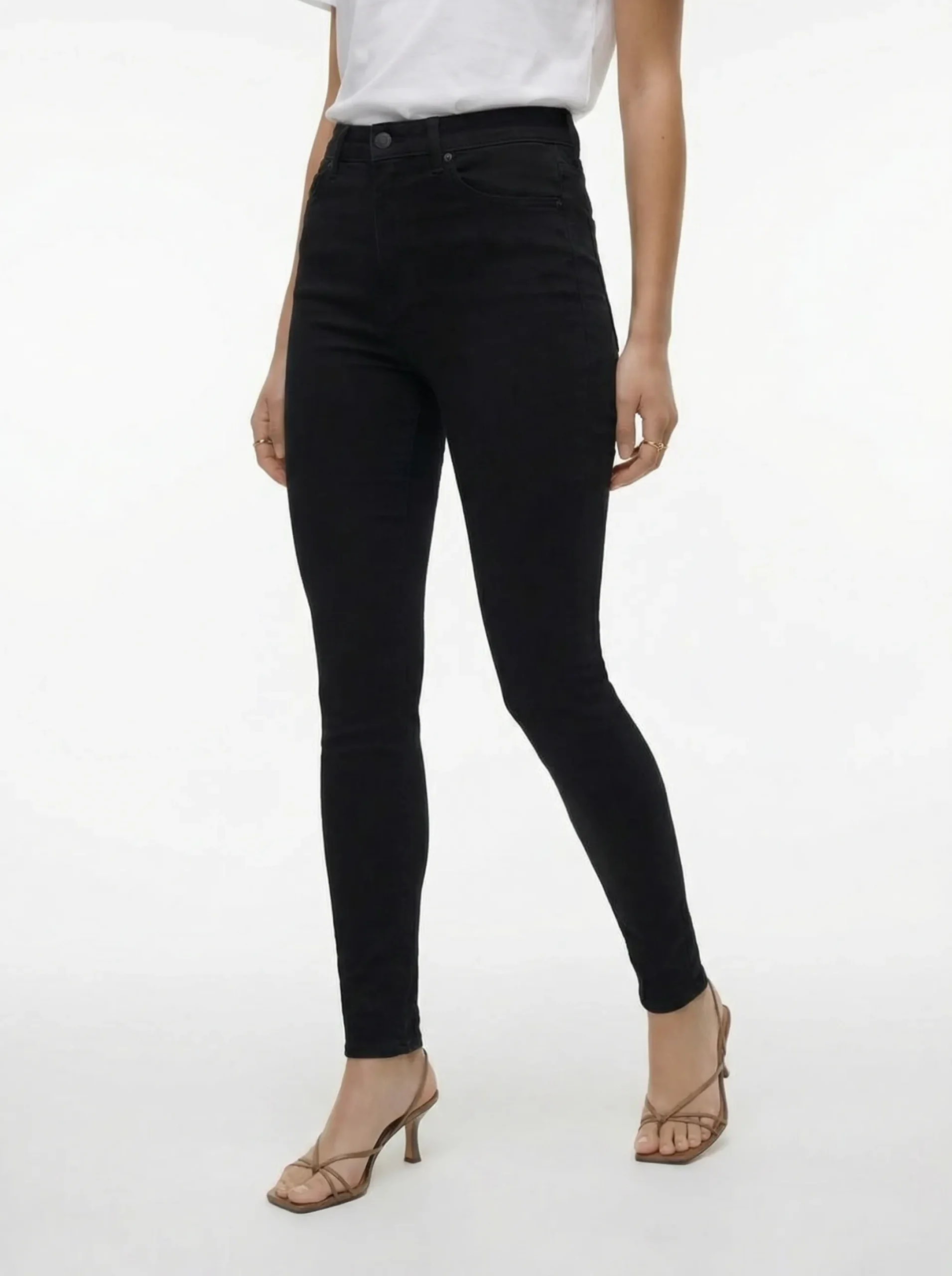 TSJONI Hohe Taille Skinny Fit Jeans