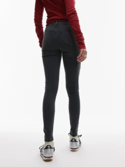 TSJONI Hohe Taille Skinny Fit Jeans