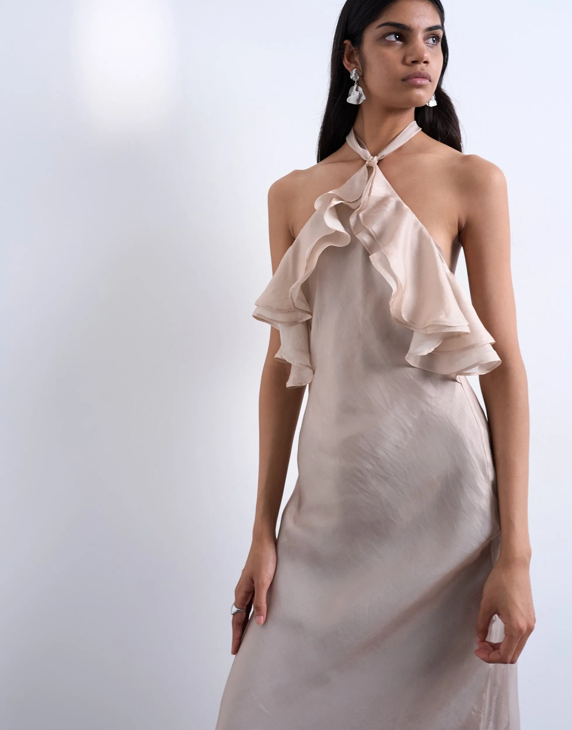 TSLIVA Langes Kleid