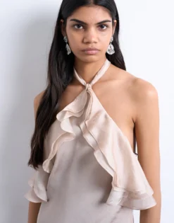 TSLIVA Langes Kleid
