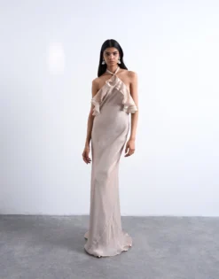 TSLIVA Langes Kleid