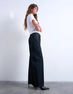 TSLOWRIE Niedrige Taille Baggy Fit Jeans