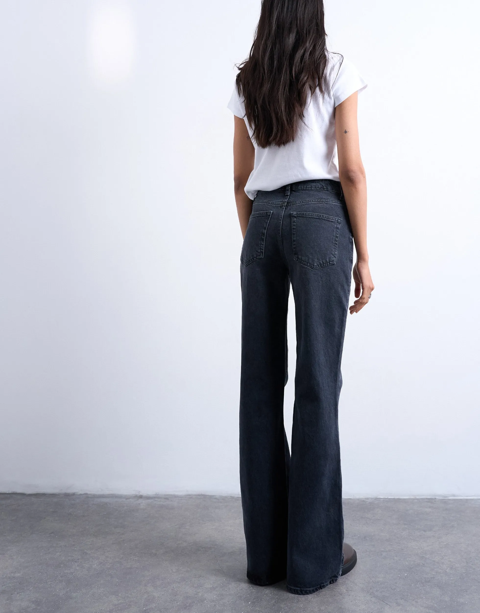 TSMARIE Mid Rise Ausgestellt Jeans