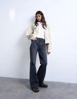 TSMARIE Mid Rise Ausgestellt Jeans