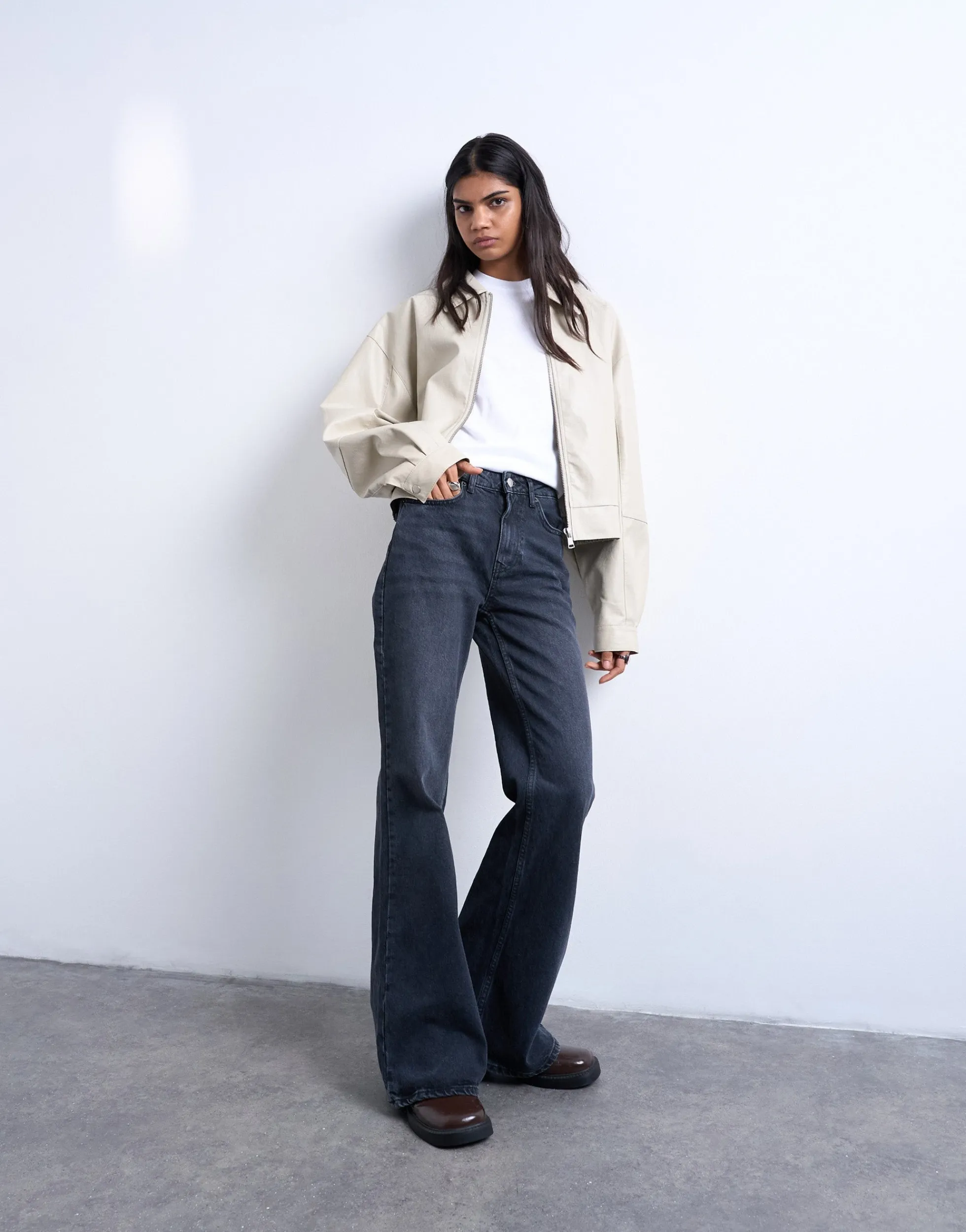 TSMARIE Mid Rise Ausgestellt Jeans