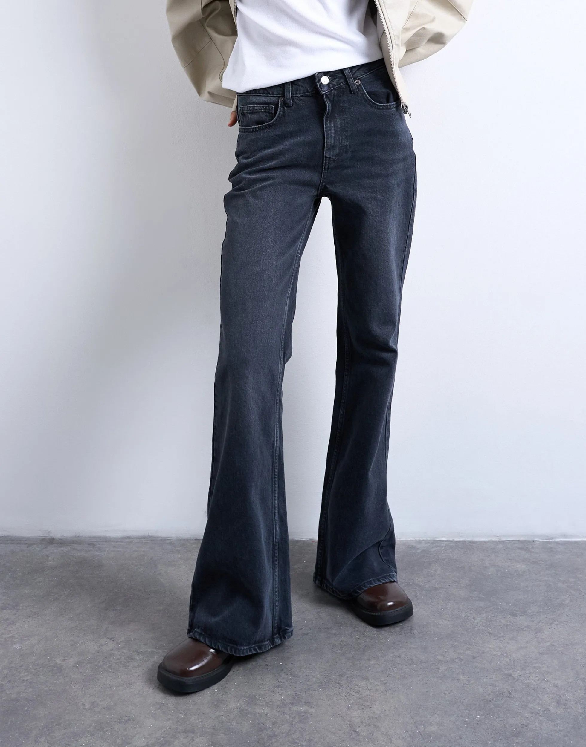 TSMARIE Mid Rise Ausgestellt Jeans