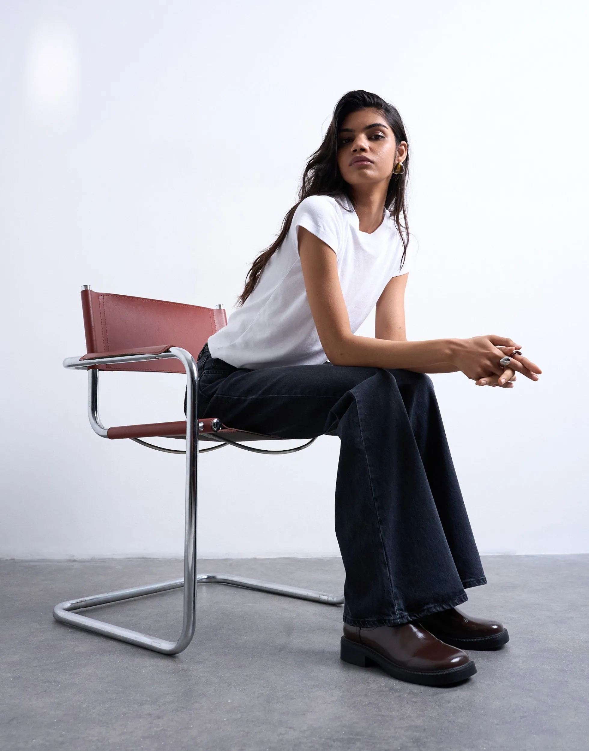 TSMARIE Mid Rise Ausgestellt Jeans