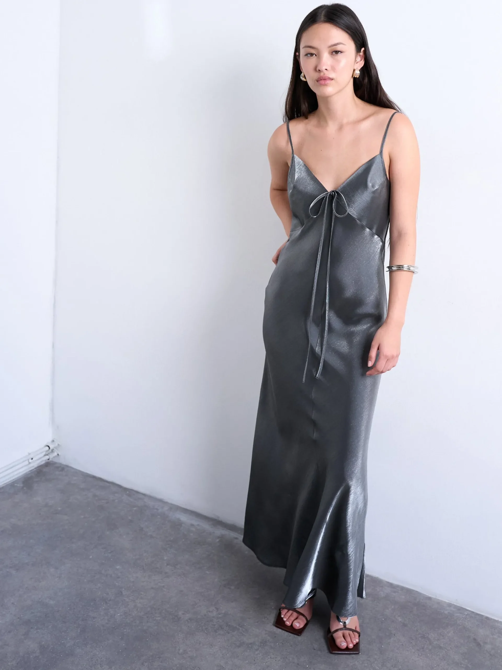 TSMARY Langes Kleid