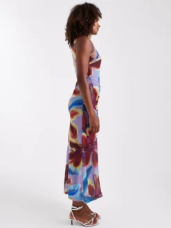 TSMARY Langes Kleid