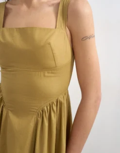 TSMILLIE Langes Kleid
