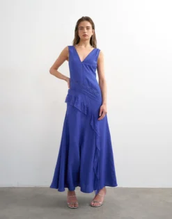 TSNOLA Langes Kleid
