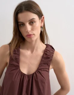 TSRUNI Langes Kleid